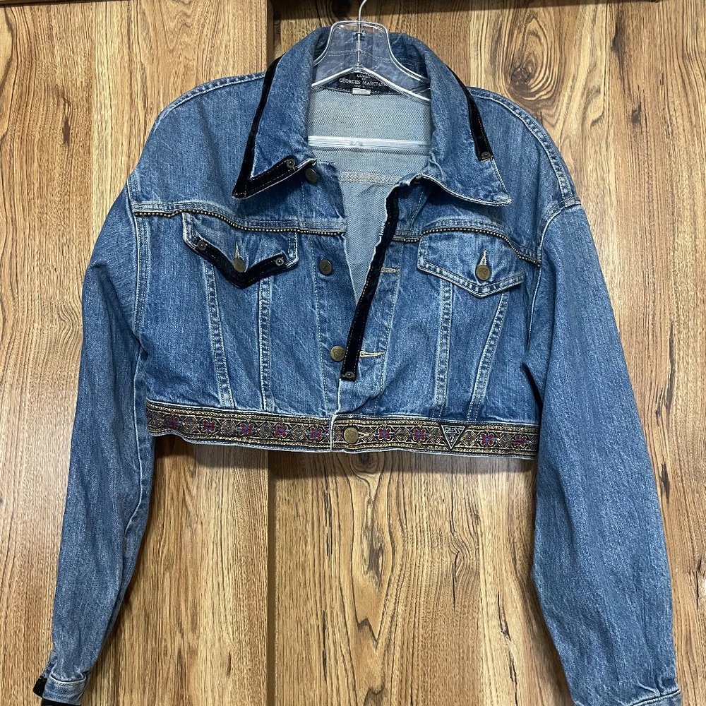 Guess Cropped Denim Jacket
